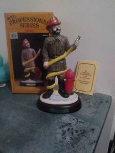 Signed Emmett Kelly Jr. Collection Figure: “Fireman” 1987 - Picture 1 of 9