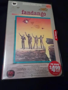 Fandango (VHS 1985)Rare*** Blockbuster Video rental stickers oop Kevin Costner - Picture 1 of 12