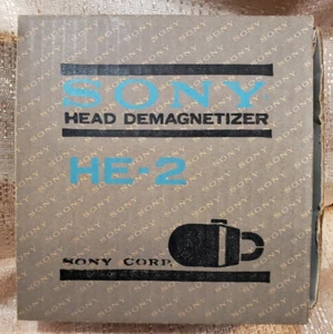 DESMAGNETIZADOR CABEZAL SONY HE-2 AC100 ~ 125V 50/60Hz 30W Tokio Japón usado bueno - Imagen 1 de 6
