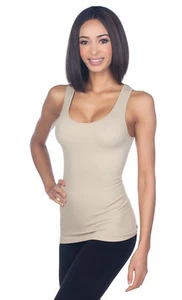 Sugarlips Ladies Seamless Stretch Nylon/Spandex Ribbed Tank Top 409 One Size - Picture 1 of 6