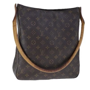 Auténtico bolso de hombro GM LOUIS VUITTON monograma bucle M51145 LV 108764 - Imagen 1 de 22