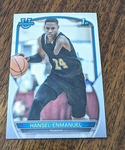 2022-23 Bowman University Chrome #52 Hansel Enmanuel - High School 1st