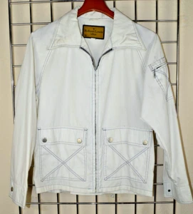 California Jacket VTG Robert Lewis Idea 60s 2 Pocket Light Mechanic Fashion Sz M - Picture 1 of 10