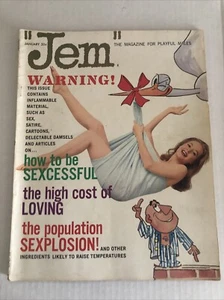 Vintage Jem Magazine January 1961 Vol 4 #4 Pin Up Cheesecake - Picture 1 of 6