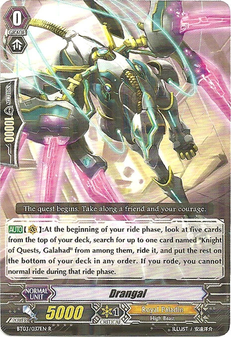 4 x Drangal - BT03/037EN - R Near Mint / Mint, English - Image 1 of 1