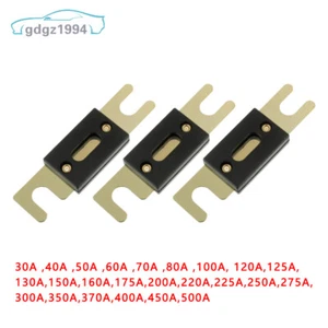 3pcs 32 VDC ANL Blade Fuse for car Audio and Video System 30Amp-500Amp - Picture 1 of 21