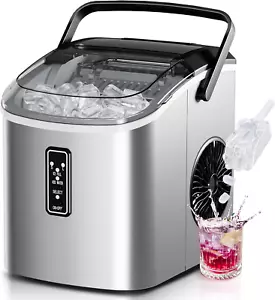 Ice Maker Countertop, 9 Cubes Ready in 6 Mins, 26Lbs/24H, Self-Cleaning, Portabl - Picture 1 of 7