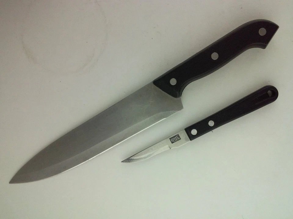 Juego de cuchillos de chef Good Cook de hoja de 8" y cuchillo de pelar de hoja de 3" Foto 1 de 4