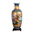 ufengke Jingdezhen Large Ceramic Floor Vase,Flower Vase Handmade Home Decorative
