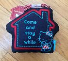 New Sanrio Hello Kitty Door Sign 2 Message Blue House Q