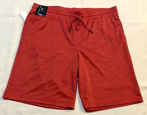 NWT-ROUNDTREE & YORKE MEN'S 10" IN CLASSIC FIT ELASTIC WAISTBAND SHORT-RED-3XB - Picture 1 of 10
