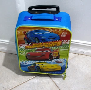 Disney Pixar Cars Rolling Luggage Suitcase Kids Vacation Bag - Picture 1 of 4