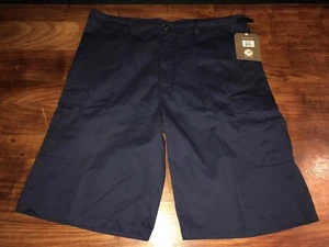 Neu mit Etikett Rothco strapazierfähige urbane Cargoshorts Stil 7432 marineblau XL 39-43" Taille - Bild 1 von 8
