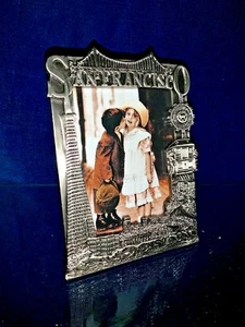 San Francisco California Trolley Car Golden Gate Bridge Picture Frame 6/4 ❤️m9 - Picture 1 of 7