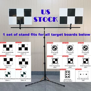 Placas objetivo de cámara frontal de calibración ADAS STOCK EE. UU. y 1 juego de soporte para todos - Imagen 1 de 25