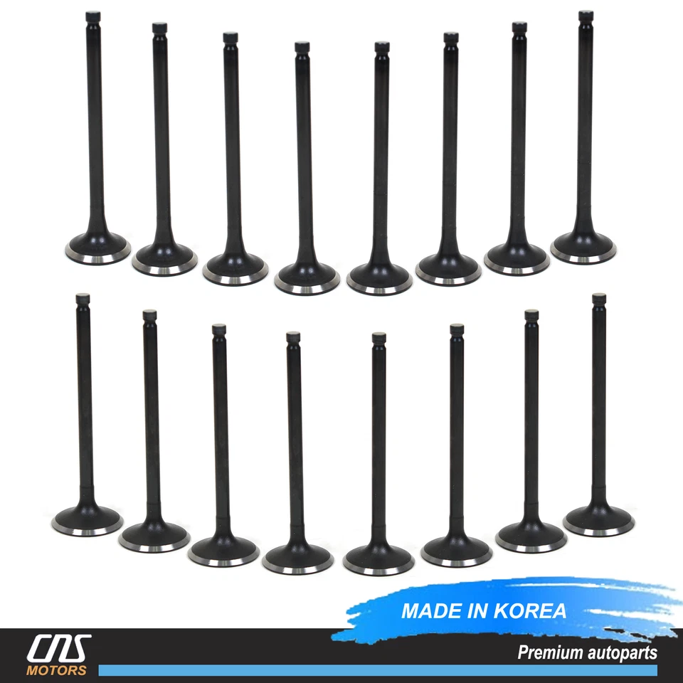 Intake Exhaust Valve Kit Fits 92-06 Hyundai Elantra Sonata Santa Fe Kia Optima Foto 1 de 4