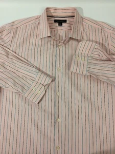 Camisa de manga larga con botones Banana Republic para hombre talla XL sin planchar calce ajustado - Imagen 1 de 10