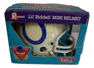 Indianapolis Colts Riddell Mini Football Helmet 3 5/8 from 1990's SEE CONDITIONS - Picture 1 of 11