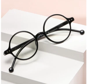 Anti-Blaulicht Runde Lesebrille für Herren Damen Klassische Retro Brille Neu - Bild 1 von 41
