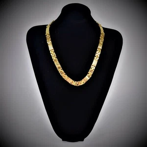 Joyería de acero inoxidable Collar y pulsera de oro Hombres Moda Mujer - Imagen 1 de 2