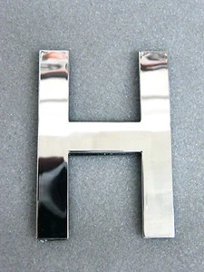 extra grosse Buchstaben H verchromt chrom Buchstabe Initialen groß - Bild 1 von 1