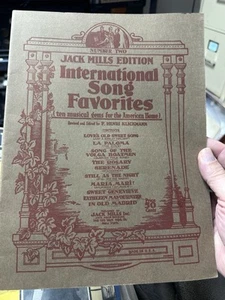 Undated Folio JACK MILLS INTERNATIONAL SONG FAVORITES (Number Two) NM - Picture 1 of 2