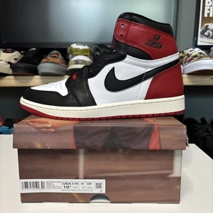 Sz 10.5 Air Jordan 1 High OG Black Toe Reimagined DZ5485-106 Men’s NEW IN BOX - Picture 1 of 9