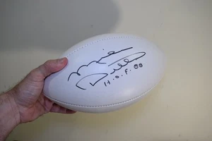 Chicago Bears Football Signed Ball HOF 88 NFL Mike Ditka Gridiron Greats White - Picture 1 of 6