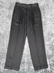 Dockers Golfhose Herren Gr. 32 x 32 schwarz Plissee Bündchen Karriere Mikrofaser - Bild 1 von 11
