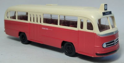 Brekina Mercedes Benz O 321 Bus Werbemodell Hamburger Hochbahn 1:87 gut - Bild 1 von 2