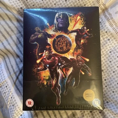 Avengers Endgame Blu-ray + 3D Collector's edition Steelbook Light Up Sealed New - Image 1 of 4