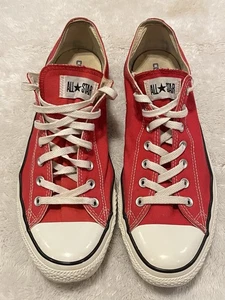 Converse Unisex Chuck Taylor All Star Low X9696 Red Size Men 13 Women 15 - Picture 1 of 9