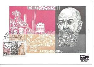 FRANCE 1963 FDC  CARTE  EMILE MAYRISCH  YT 1385..... - Picture 1 of 1