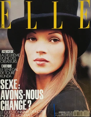 KATE MOSS ELLE Magazine France November 1992 Nadja Auermann PAMELA HANSON - Image 1 of 2