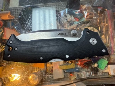 Navaja de bolsillo Cold Steel AD10 hoja de borde liso S35VN Taiwán Foto 1 de 4