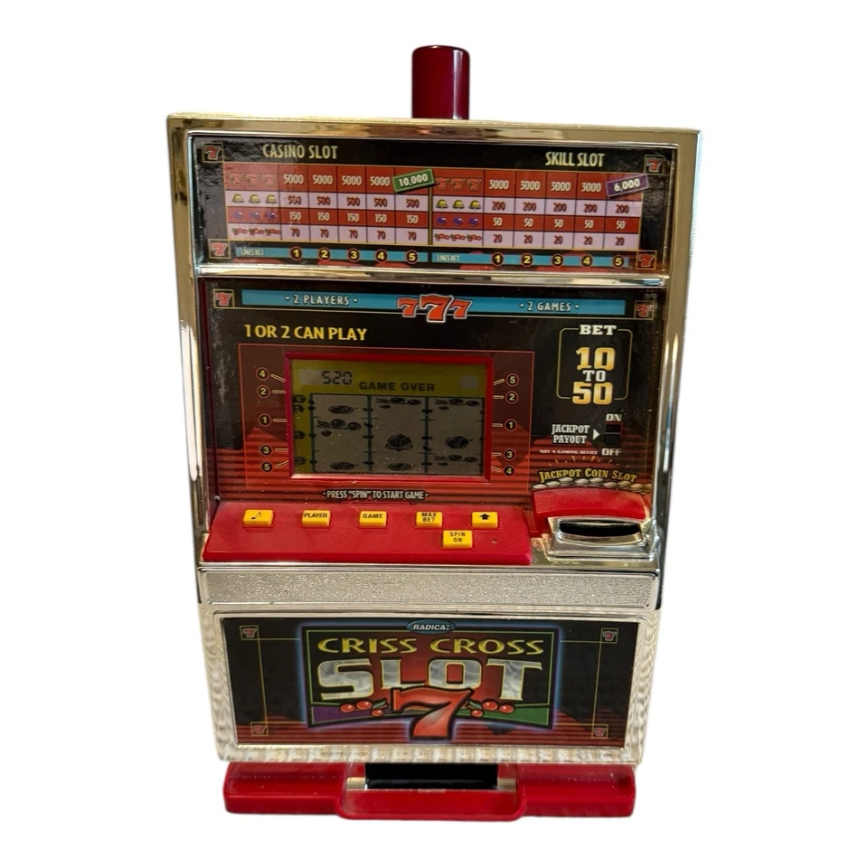 Radica Criss Cross Ranura 7 Modelo 73050 Versión Sobremesa - Funciona Foto 1 de 4