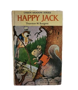 Happy Jack ~ THORNTON W BURGESS Vintage Childrens ~ Green Meadow Series HB Book - Picture 1 of 14