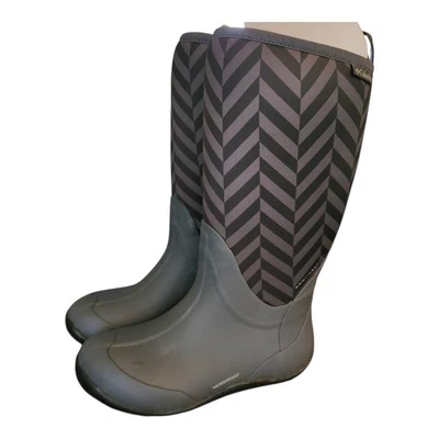 Columbia Snowpow Botas de Lluvia para Nieve Impermeables Omni-Calor Estampado Alto Talla 5.5 Nuevas Foto 1 de 4