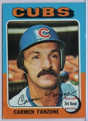 1975 Topps #363 Carmen Fanzone in EX Condition Cubs - Image 1 of 2