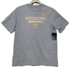 NWT Nike t-shirt Unisex Youth XL gray Tennessee basketball Orange White Sports - Picture 1 of 8