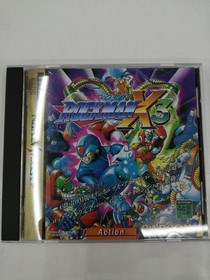 Capcom Rockman X3 Sega Saturn Game Used Disk Scratch