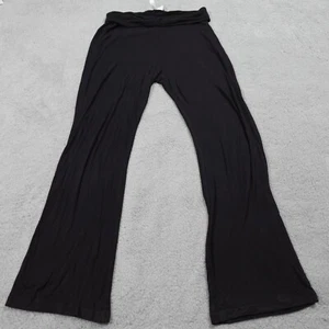 Beach Bunny Swimsuit Cover Up Pants Womens MEDIUM Black Bootcut Pull On Stretchy - Picture 1 of 10