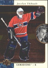 1995-96 SP Canadiens Hockey Card #76 Jocelyn Thibault
