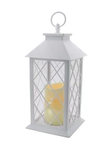 13 Decorative Candle Lantern with LED Flameless Candle and TimerPlastic LED - Picture 1 of 8