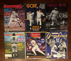 NY Yankees Themed Lot Of 6 Vintage 1970's 80s Sport Magazine Yearbook Covers