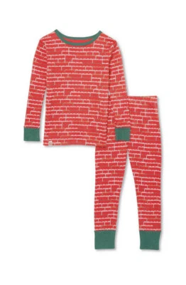 Lego Colección X Target Pijama Niño Niña Talla 3t PJS 2 piezas Patrón Ladrillo Rojo NUEVO Foto 1 de 4