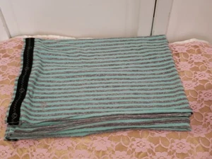 Ivivva by Lululemon Athletica Jersey Stretch Knit Infinity Scarf Blue Stripe - Picture 1 of 4