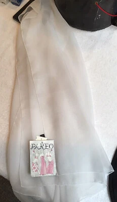 NUEVO Traje de baño cubre, envoltura, pareo mujer, blanco, medidas 62” x 43” Foto 1 de 4