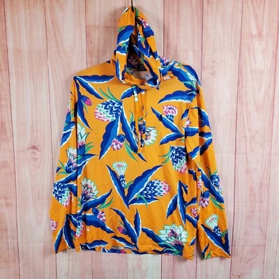 Moletom Polo Ralph Lauren Masculino com Capuz Tamanho P Floral Leve Tropical **LEIA - Imagem 1 de 4