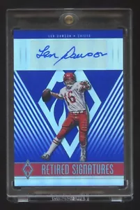2017 PANINI PHOENIX LEN DAWSON 1/1 AUTOGRAPH MASTERPIECE RETIRED SIGNATURE HOF ! - Picture 1 of 2